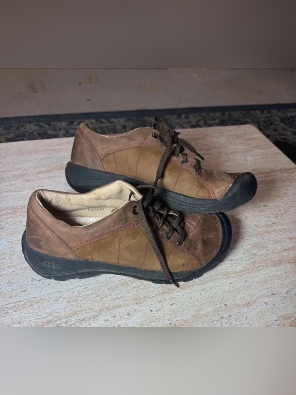 Keen Women's Brown Suede Athletic Lace-Up Shoes